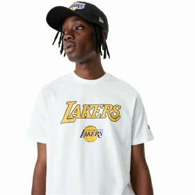 Basketball shirt New Era NBA LA Lakers White by New Era, Men - Ref: S64110569, Price: 29,91 €, Discount: %