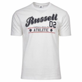 Maglia a Maniche Corte Russell Athletic Amt A30311 Bianco Uomo di Russell Athletic, T-shirt - Rif: S64110584, Prezzo: 18,20 €...