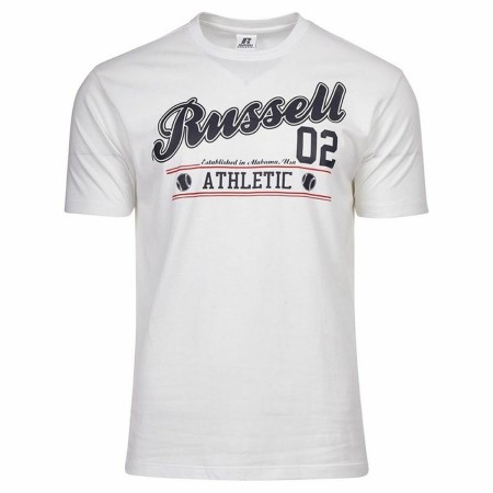 Maglia a Maniche Corte Russell Athletic Amt A30311 Bianco Uomo di Russell Athletic, T-shirt - Rif: S64110584, Prezzo: 18,20 €...