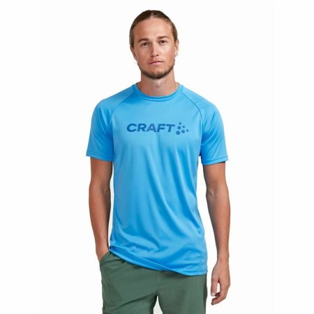 Camisola de Manga Curta Craft Core Essence Logo Água-marinha de Craft, Homem - Ref: S64110594, Preço: 21,13 €, Desconto: %