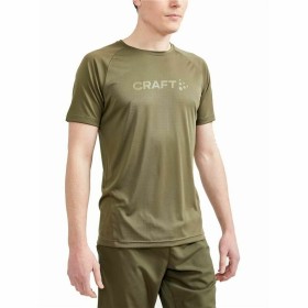 Camiseta de Manga Corta Craft Core Essence Logo Verde de Craft, Hombre - Ref: S64110595, Precio: 19,21 €, Descuento: %