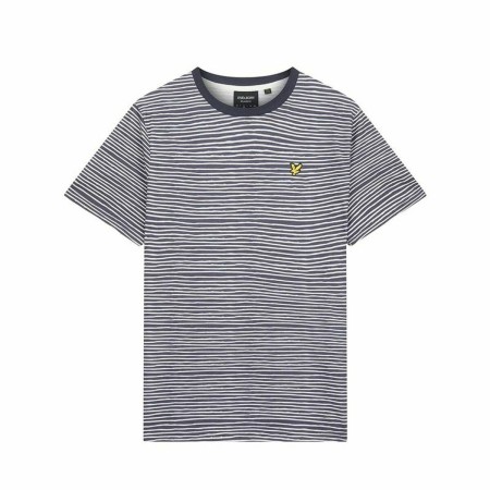 Camiseta de Manga Corta Lyle & Scott V1-Breton Stripe Blanco Azul marino Hombre de Lyle & Scott, Camisetas - Ref: S64110599, ...