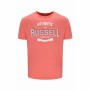 Camisola de Manga Curta Homem Russell Athletic Amt A30081 Laranja Coral de Russell Athletic, Homem - Ref: S64110618, Preço: 1...