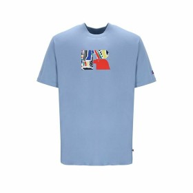 Camisola de Manga Curta Homem Russell Athletic Emt E36211 Azul Anil de Russell Athletic, Homem - Ref: S64110629, Preço: 32,19...