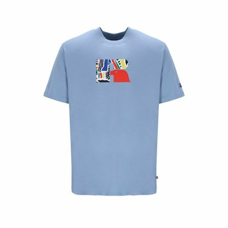 Maglia a Maniche Corte Uomo Russell Athletic Emt E36211 Azzurro Indaco | Tienda24 - Global Online Shop Tienda24.eu