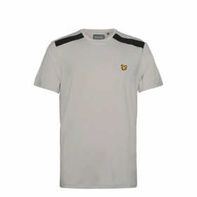 T shirt à manches courtes Lyle & Scott Sp1-Shoulder Branded Gris Beige Homme de Lyle & Scott, T-shirts - Réf : S64110636, Pri...