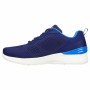 Chaussures de sport pour femme Skechers Skech-Air Dynamight - New Grind Bleu foncé de Skechers, Baskets - Réf : S64110641, Pr...