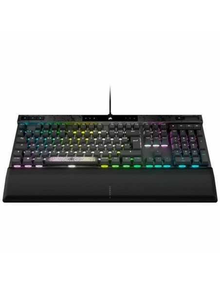 Clavier Bluetooth Corsair K70 MAX RGB Noir Gris Français AZERTY | Tienda24 Tienda24.eu