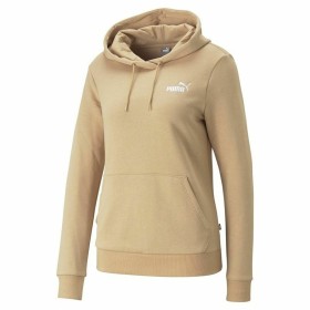 Felpa con Cappuccio Donna Puma Ess+ Embroidery Marrone di Puma, Donna - Rif: S64110673, Prezzo: 0,00 €, Sconto: %