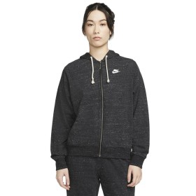 Felpa con Cappuccio Donna Nike Sportswear Grigio scuro di Nike, Donna - Rif: S64110683, Prezzo: 0,00 €, Sconto: %