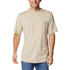 Men’s Short Sleeve T-Shirt Columbia Csc Basic Logo™ Light brown Moutain by Columbia, Men - Ref: S64110723, Price: 24,91 €, Di...