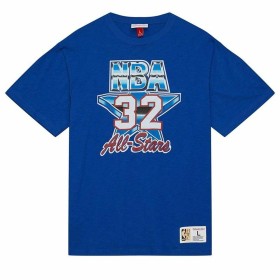 T-shirt à manches courtes homme Mitchell & Ness NBA All-Stars 32 Bleu de Mitchell & Ness, Homme - Réf : S64110727, Prix : 41,...