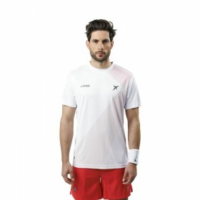 Camisola de Manga Curta Homem Drop Shot Airam JMD Branco de Drop Shot, Homem - Ref: S64110733, Preço: 33,06 €, Desconto: %