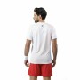 Camisola de Manga Curta Homem Drop Shot Airam JMD Branco | Tienda24 - Global Online Shop Tienda24.eu