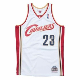 Camiseta de baloncesto Mitchell & Ness Cleveland Cavaliers 2008-09 Nº23 Lebron James Blanco de Mitchell & Ness, Hombre - Ref:...