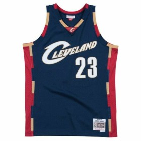 Basketball-T-Shirt Mitchell & Ness Cleveland Cavaliers 2008-09 Nº23 Lebron James Dunkelblau von Mitchell & Ness, Herren - Ref...