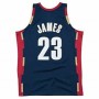 Basketball-T-Shirt Mitchell & Ness Cleveland Cavaliers 2008-09 Nº23 Lebron James Dunkelblau von Mitchell & Ness, Herren - Ref...