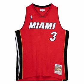 T-shirt de basquetebol Mitchell & Ness Miami Heat 2005-06 Nº3 Dwayne Wade Vermelho de Mitchell & Ness, Homem - Ref: S64110758...