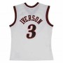 Camiseta de baloncesto Mitchell & Ness Philadelphia 76ers 2005-06 Nº3 Allen Iverson Blanco de Mitchell & Ness, Hombre - Ref: ...