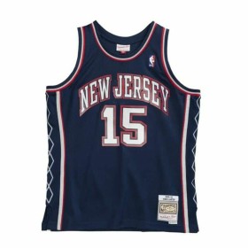 Basketball-T-Shirt Mitchell & Ness New Jersey Nets 2006-07 Nº15 Vince Carter Blau von Mitchell & Ness, Herren - Ref: S6411077...