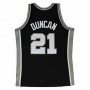 Camiseta de baloncesto Mitchell & Ness San Antonio Spurs 1998-99 Nº21 Tim Duncan Negro de Mitchell & Ness, Hombre - Ref: S641...