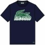 T-shirt Lacoste Héritage Regular Fit Contrast Branded Dark blue Men by Lacoste, T-Shirts - Ref: S64110776, Price: 54,23 €, Di...