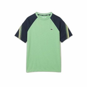 Camiseta de Manga Corta Hombre Lacoste Sport Regular Fit Color-Block Verde oscuro de Lacoste, Hombre - Ref: S64110778, Precio...