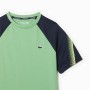 Camiseta de Manga Corta Hombre Lacoste Sport Regular Fit Color-Block Verde oscuro de Lacoste, Hombre - Ref: S64110778, Precio...