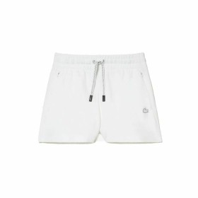 Pantalones Cortos Deportivos para Mujer Lacoste Two-Ply Cotton Blanco de Lacoste, Mujer - Ref: S64110850, Precio: 0,00 €, Des...