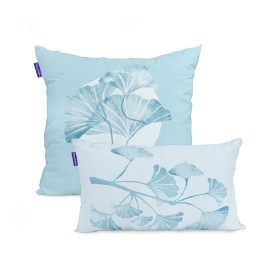 Set of cushion covers HappyFriday Blanc Ginkgo Multicolour 2 Pieces by HappyFriday, Cushion Covers - Ref: D1611963, Price: 13...