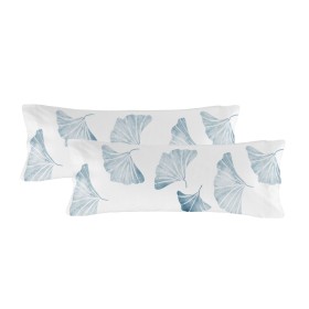 Pillowcase HappyFriday Blanc Ginkgo Multicolour Super king 45 x 110 cm (2 Units) by HappyFriday, Sheets and pillowcases - Ref...