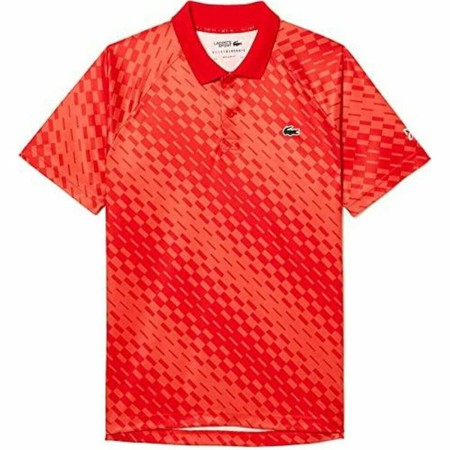 Polo de Manga Corta Hombre Lacoste Sport x Novak Djokovic Regular Fit Piqué Rojo de Lacoste, Hombre - Ref: S64111080, Precio:...