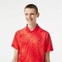 Polo à manches courtes homme Lacoste Sport x Novak Djokovic Regular Fit Piqué Rouge de Lacoste, Pour homme - Réf : S64111080,...