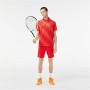 Polo à manches courtes homme Lacoste Sport x Novak Djokovic Regular Fit Piqué Rouge de Lacoste, Pour homme - Réf : S64111080,...