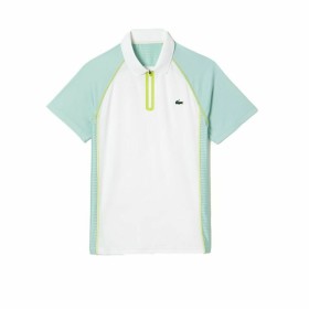 Polo à manches courtes homme Lacoste Zippered Contrast Placket Bleu Blanc de Lacoste, Pour homme - Réf : S64111083, Prix : 86...