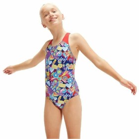 Costume da Bagno Bambina Speedo Digital Allover Splashback Nuoto Azzurro di Speedo, Abbigliamento da bagno - Rif: S64111092, ...