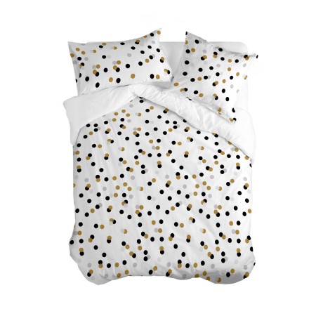 Funda Nórdica HappyFriday Blanc Golden dots Multicolor 140 x 200 cm de HappyFriday, Edredones y fundas para edredón - Ref: D1...