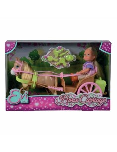 Baby doll Simba Evi Love Horse Carriage da Simba, Bambole bebè - Ref: S7195262, Precio: 32,82 €, Descuento: %