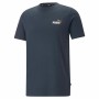 Maglia Puma Ess+ 2 Col Small Log Blu scuro Unisex di Puma, T-shirt - Rif: S64111288, Prezzo: 18,66 €, Sconto: %