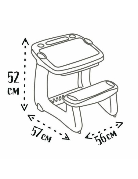 Banco di scuola Smoby Magic desk da Smoby, Centri attività - Ref: S7195390, Precio: 72,99 €, Descuento: %