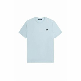 Men’s Short Sleeve T-Shirt Fred Perry Ringer Sky blue by Fred Perry, Men - Ref: S64111812, Price: 54,69 €, Discount: %