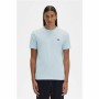 Men’s Short Sleeve T-Shirt Fred Perry Ringer Sky blue by Fred Perry, Men - Ref: S64111812, Price: 54,69 €, Discount: %