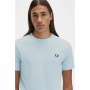 Men’s Short Sleeve T-Shirt Fred Perry Ringer Sky blue by Fred Perry, Men - Ref: S64111812, Price: 54,69 €, Discount: %