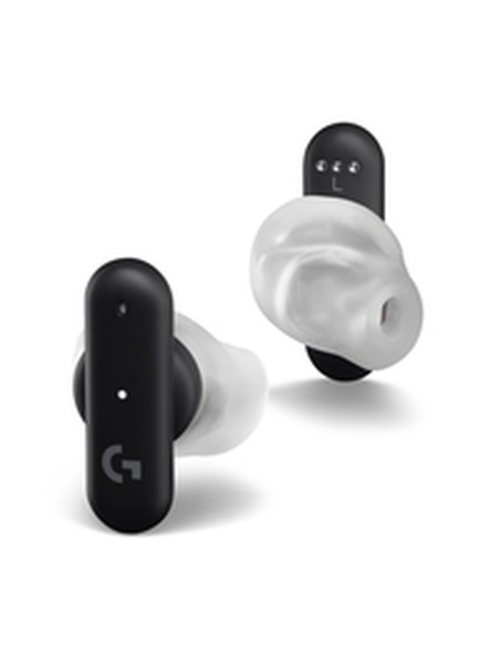 Auriculares con Micrófono Logitech FITS Negro | Tienda24 Tienda24.eu