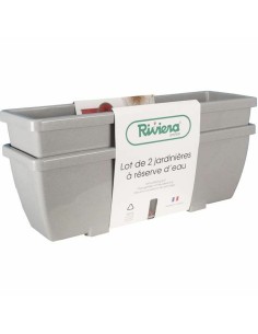 Vaso Riss RIV3580796587772 Plastica Rettangolare da Riss, Vasi tradizionali - Ref: S7196257, Precio: 49,68 €, Descuento: %