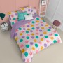 Housse de Couette HappyFriday Aware Funny faces Multicouleur 260 x 220 cm de HappyFriday, Couettes et housses de couette - Ré...