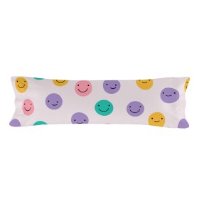 Pillowcase HappyFriday Aware Funny faces Multicolour 45 x 125 cm by HappyFriday, Sheets and pillowcases - Ref: D1612279, Pric...