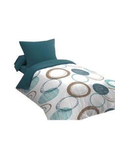 Copripiumino HOME LINGE PASSION Verde Cerchi 140 x 200 cm da HOME LINGE PASSION, Piumini e copripiumini - Ref: S7196518, Prec...