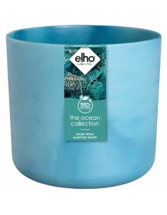 Vaso Elho Azzurro Ø 22 cm Plastica Rotondo Moderno da Elho, Vasi tradizionali - Ref: S7196616, Precio: 29,51 €, Descuento: %