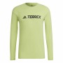 Camisa de Manga Comprida Homem Adidas Terrex Primeblue Trail Verde limão de Adidas, Camisas casuais - Ref: S64114339, Preço: ...